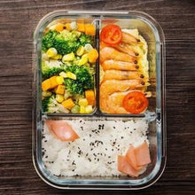 Load image into Gallery viewer, Compartments Meal Prepping Glass Food Storage